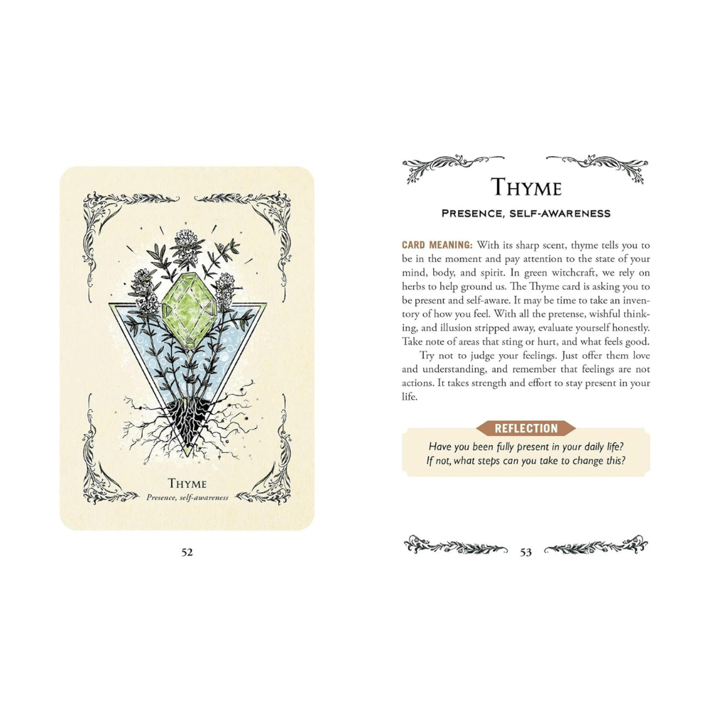 Green Witch Oracle Cards - 50-Card Deck for Natural Magic available at Zen Collection Canadian Crystal store
