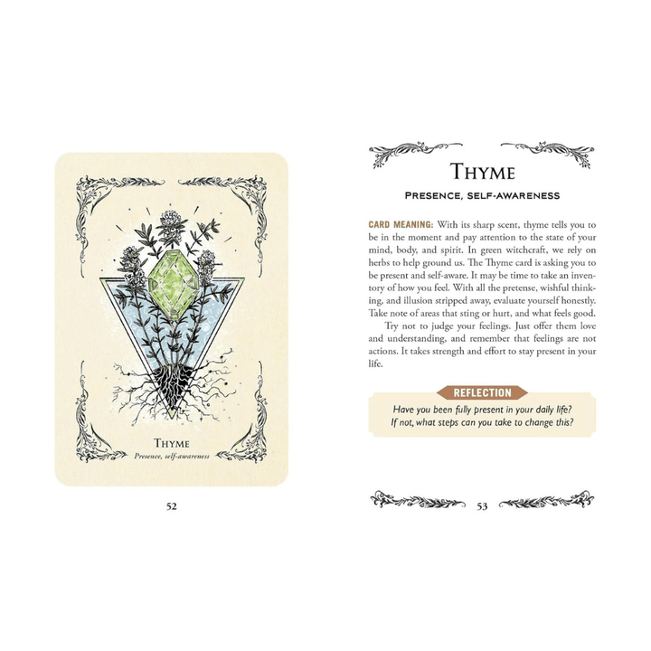 Green Witch Oracle Cards - 50-Card Deck for Natural Magic available at Zen Collection Canadian Crystal store