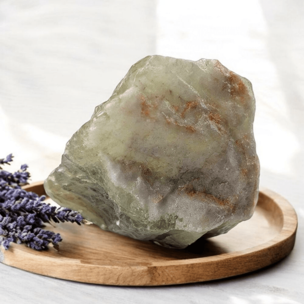 Green Calcite Healing Stone for Spiritual Renewal