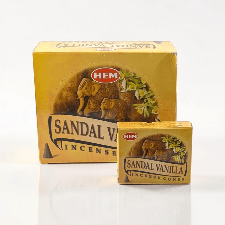 Encens en cônes Hem Santal Vanille