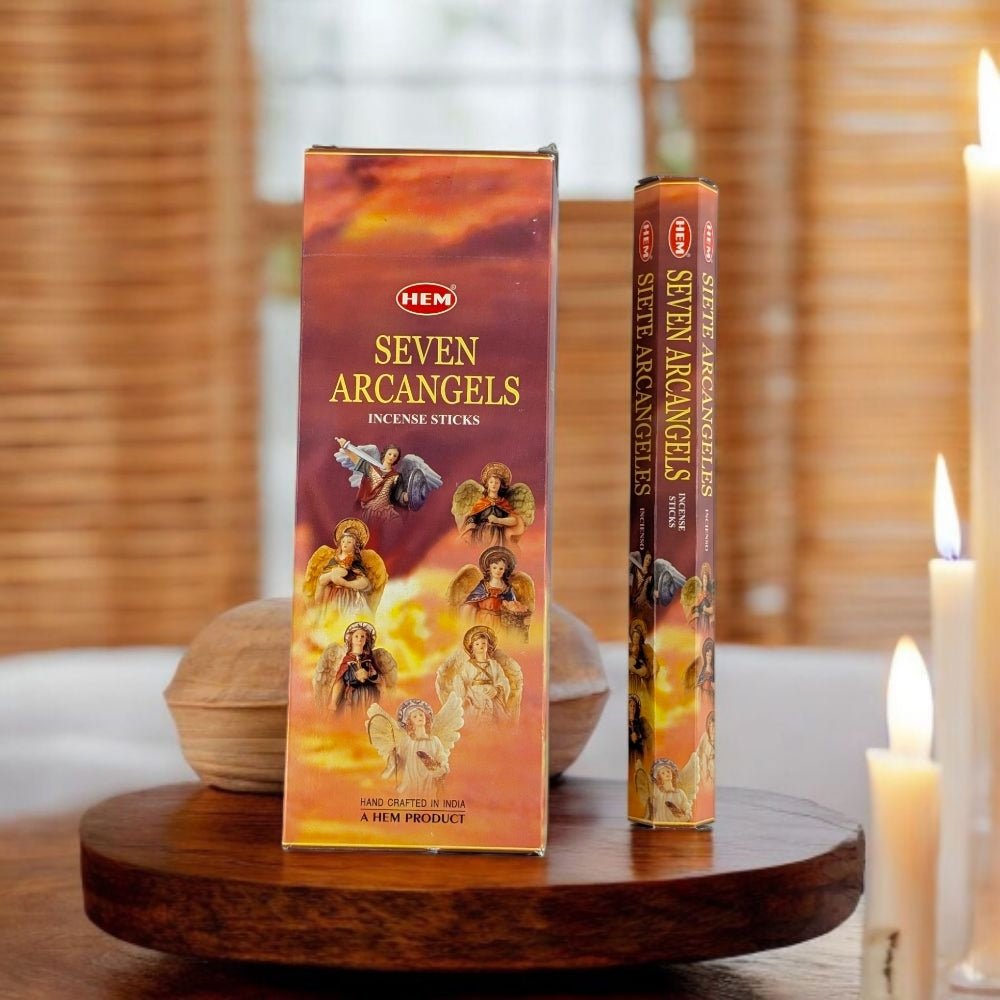 HEM Seven Archangels Incense Sticks – 20 Sticks for Angelic Protection & Meditation