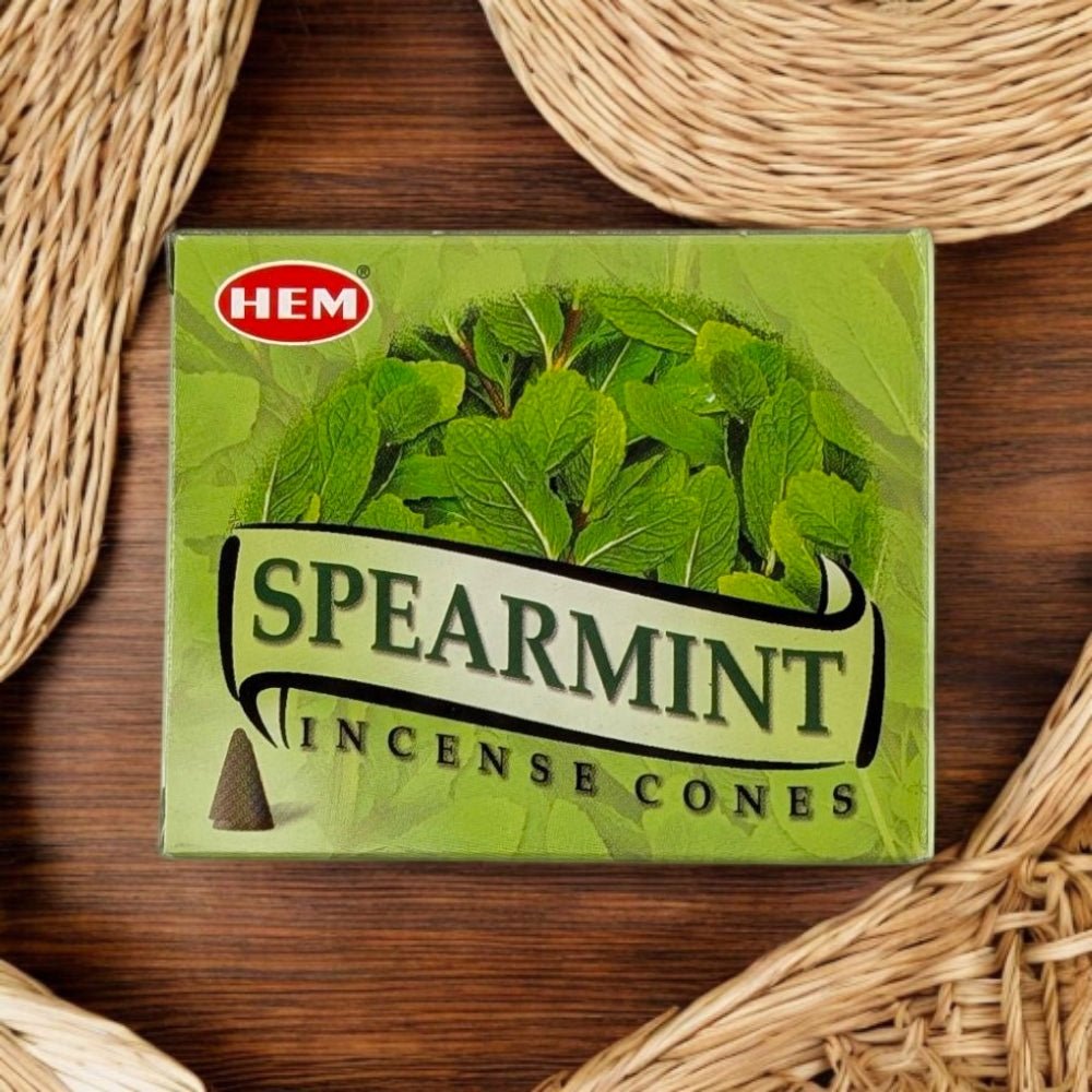 Cool & Minty Aroma – HEM Spearmint Incense for Focus & Positivity