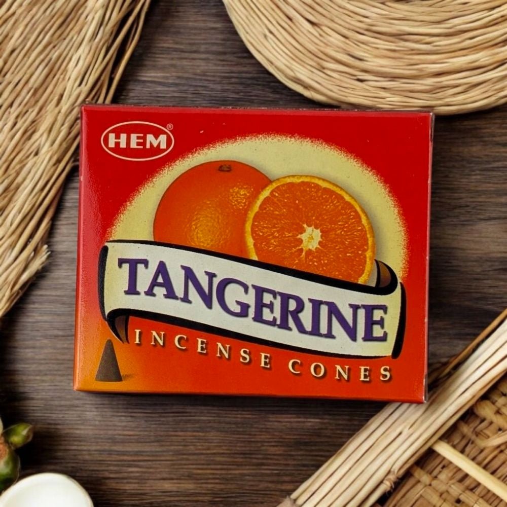 Sweet & Citrusy Aroma – HEM Tangerine Incense for Mental Clarity & Motivation

