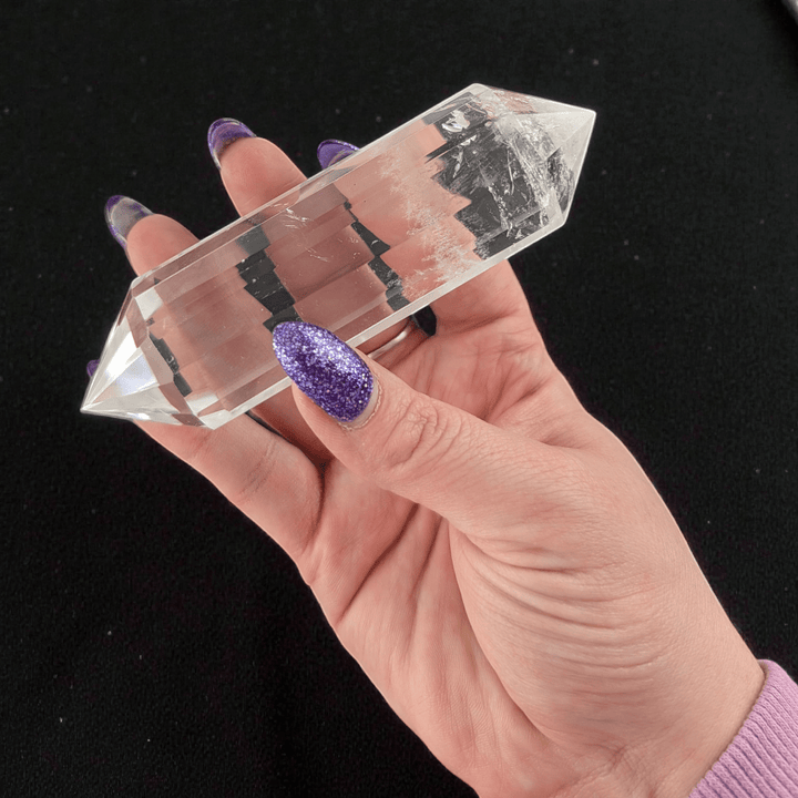crown chakra clear quartz vogel available at zen collection crystal store in barrie. Shop in-store or online now