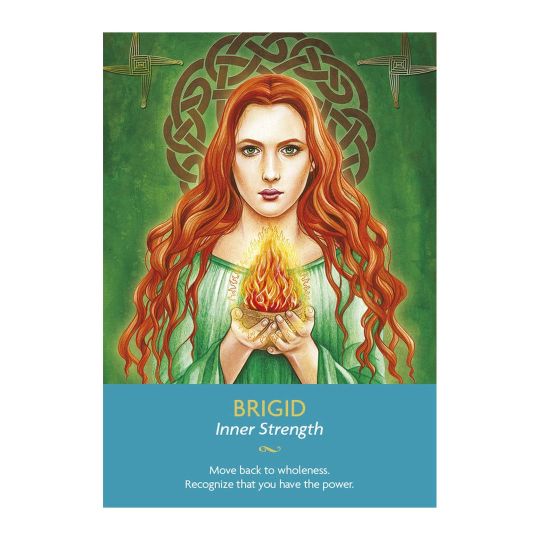 Brigid card from the Keepers of the Light Oracle Cards