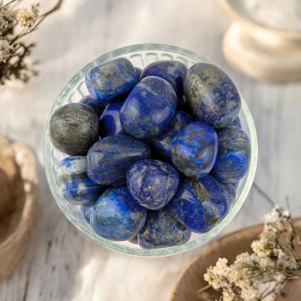 lapis lazuli crystal for wisdom available at zen collection metaphysical stores montreal