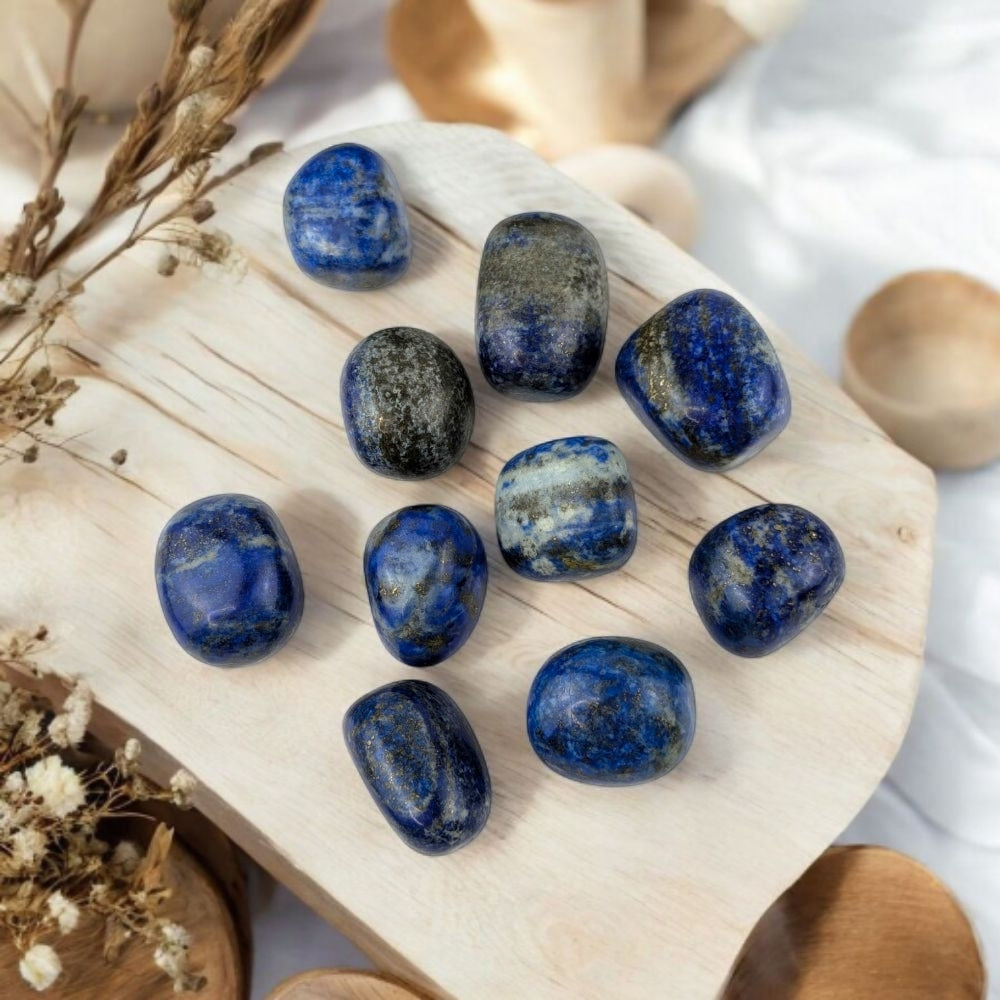 lapis lazuli crystal for wisdom available at zen collection metaphysical stores montreal