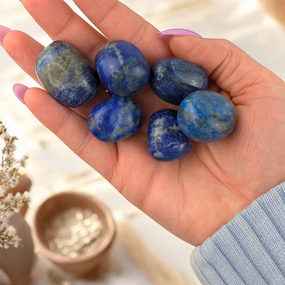 lapis lazuli crystal for wisdom available at zen collection metaphysical stores montreal