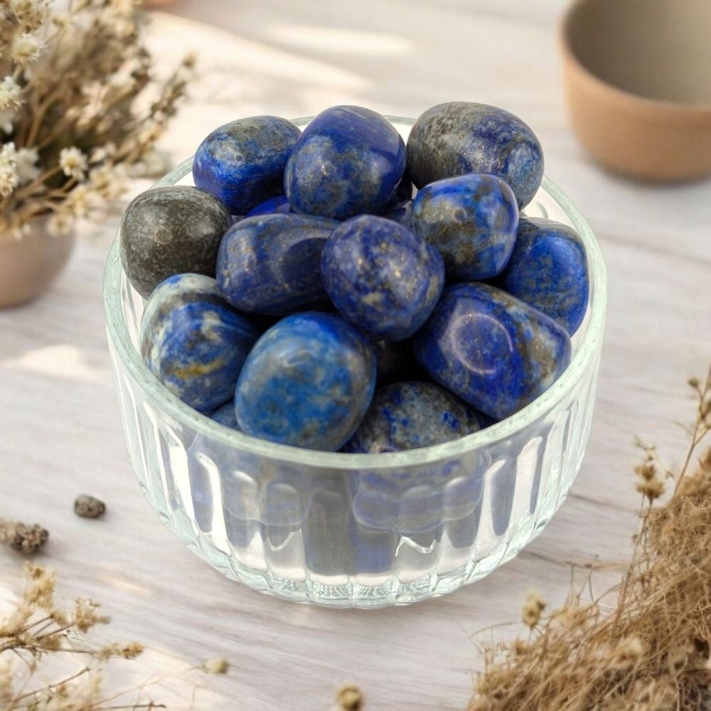 lapis lazuli crystal for wisdom available at zen collection metaphysical stores montreal