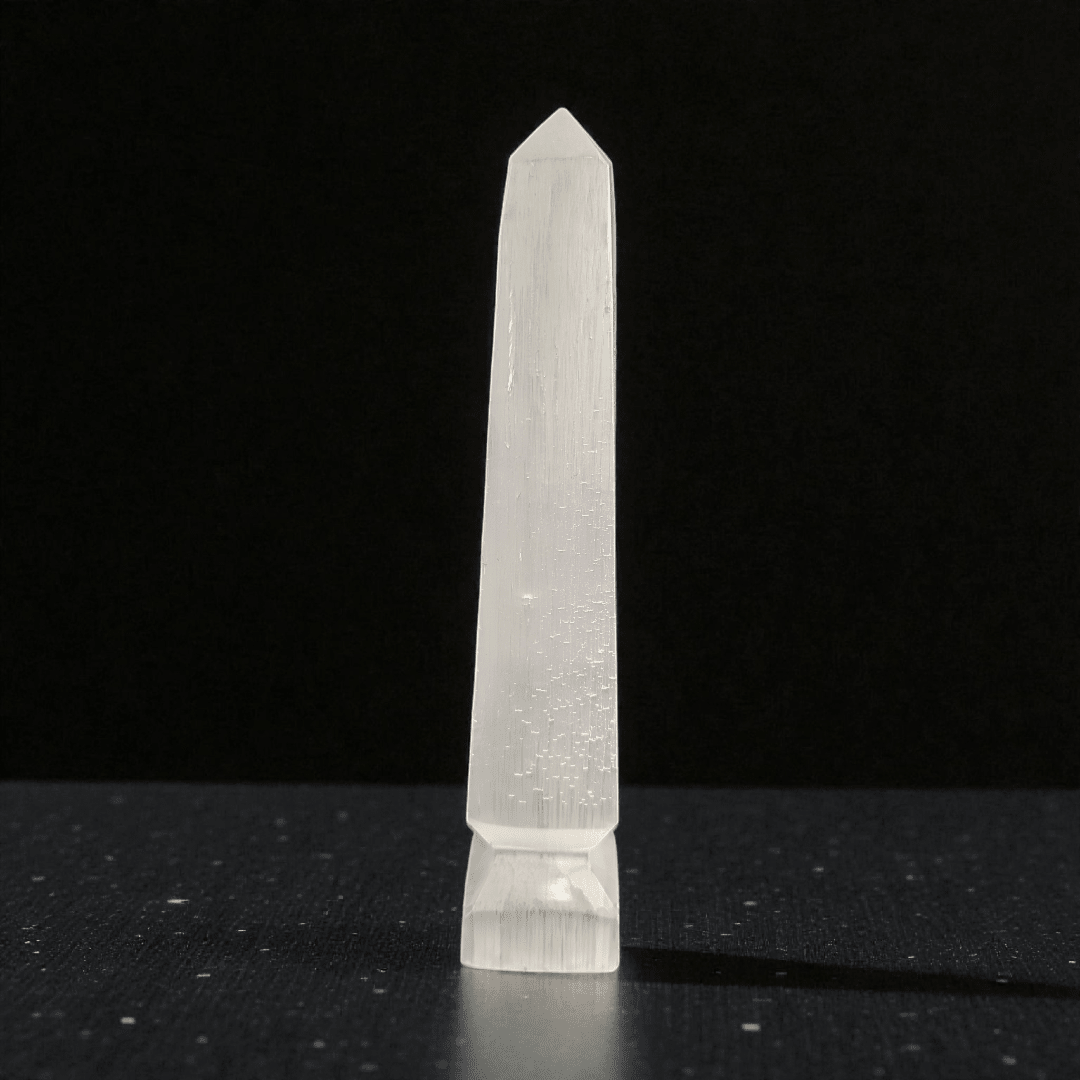 crown chakra selenite crystal available at zen collection crystal store in Barrie. shop in-store or online now