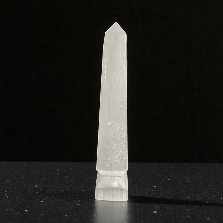 crown chakra selenite crystal available at zen collection crystal store in Barrie. shop in-store or online now