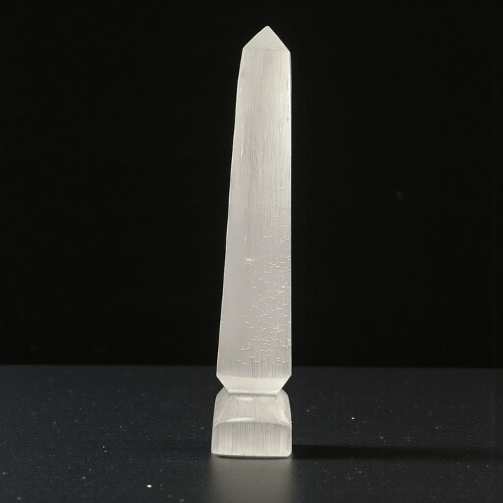 crown chakra selenite crystal available at zen collection crystal store in Barrie. shop in-store or online now