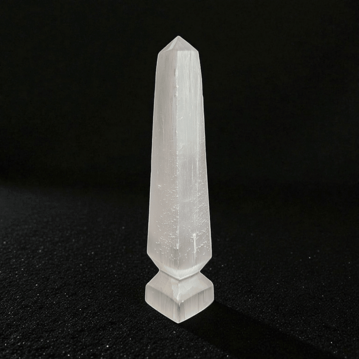 crown chakra selenite crystal available at zen collection crystal store in Barrie. shop in-store or online now