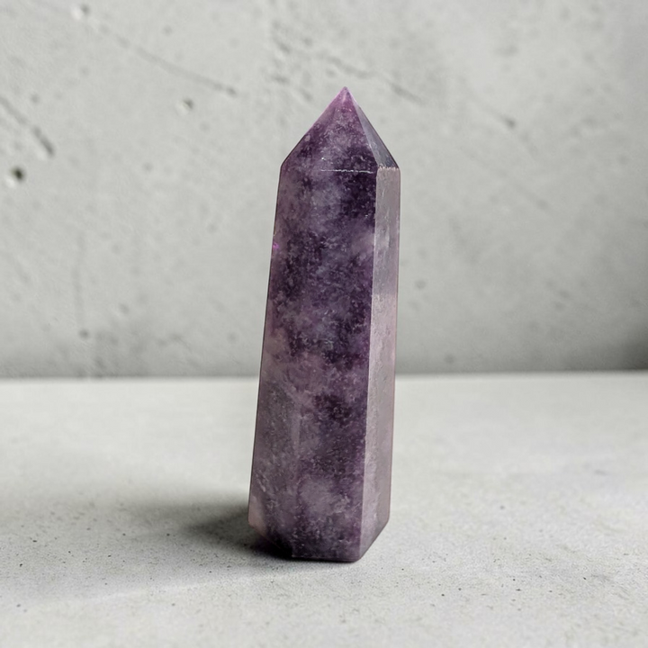 Lepidolite Crystal Tower for Stress Relief and Emotional Healing