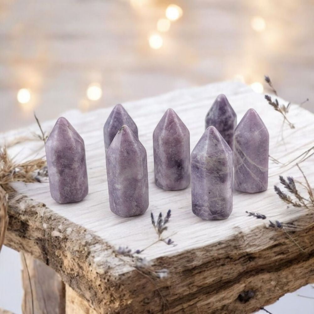 Small Lepidolite Crystal for Emotional Balance