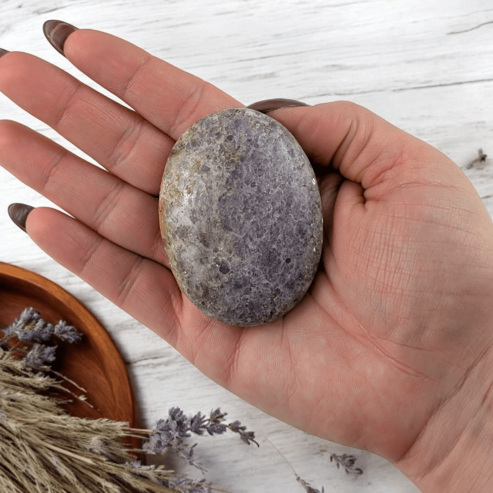 Lepidolite crystal with emotional healing benefits