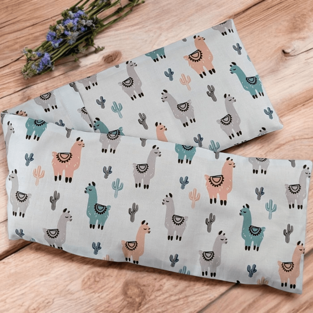 Zen Collection llama print neck wrap with herbs