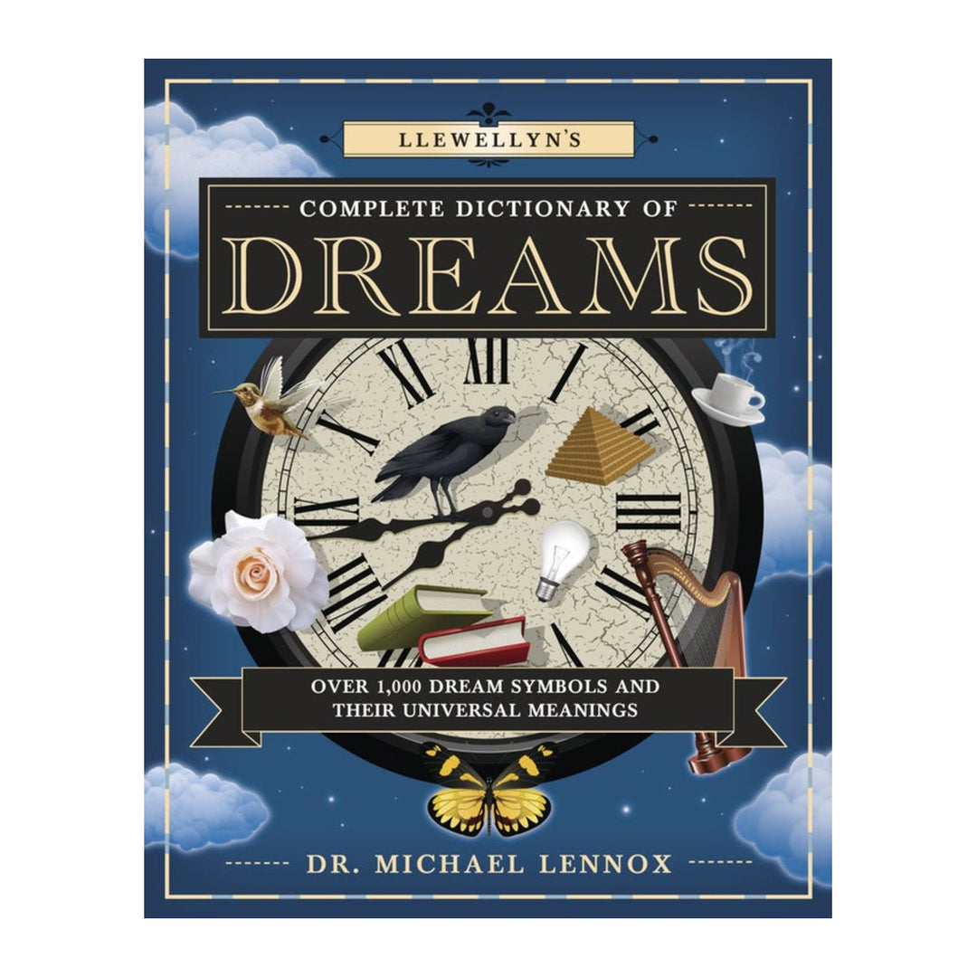 Llewellyn’s Complete Dictionary of Dreams by Dr. Michael Lennox, front cover