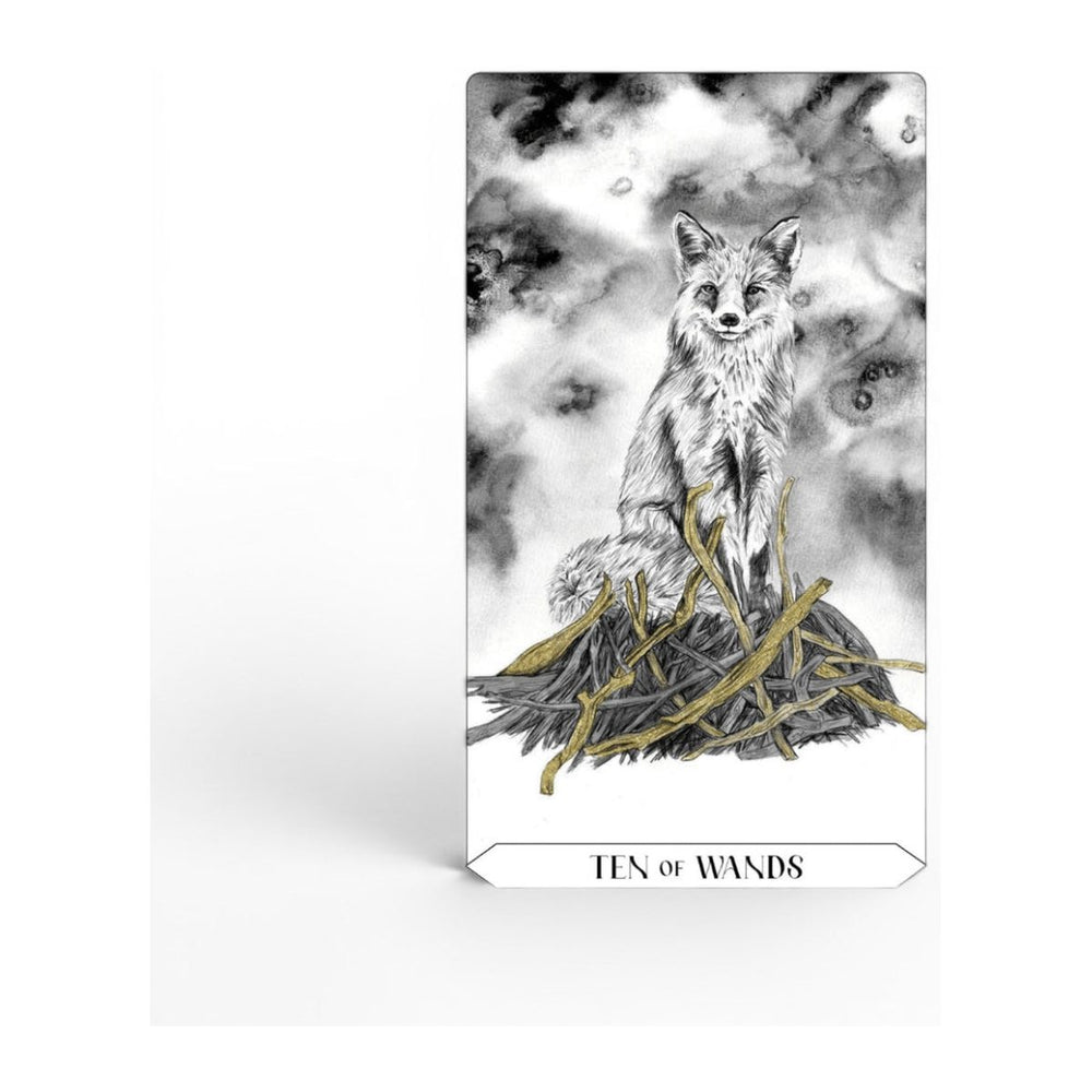 Ten of Wands card from the Lumina Tarot
