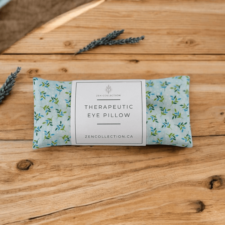 Mint green floral pillow set for rest and self-care