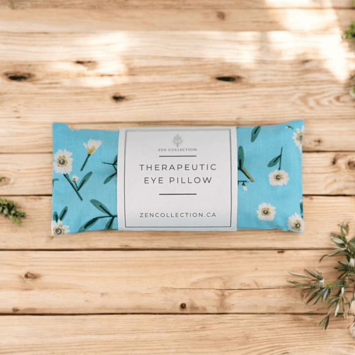 Herbal neck wrap and eye pillow duo for relaxation