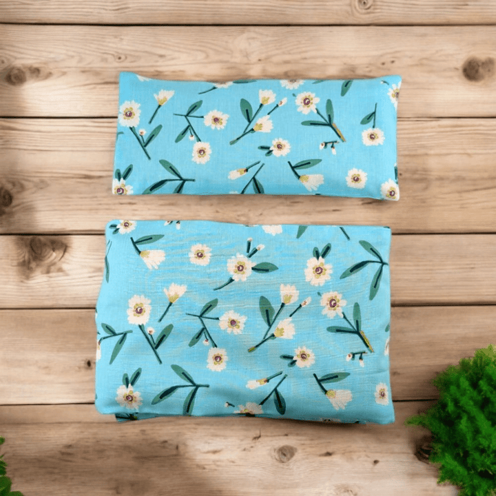Zen Collection floral pillow set on white background