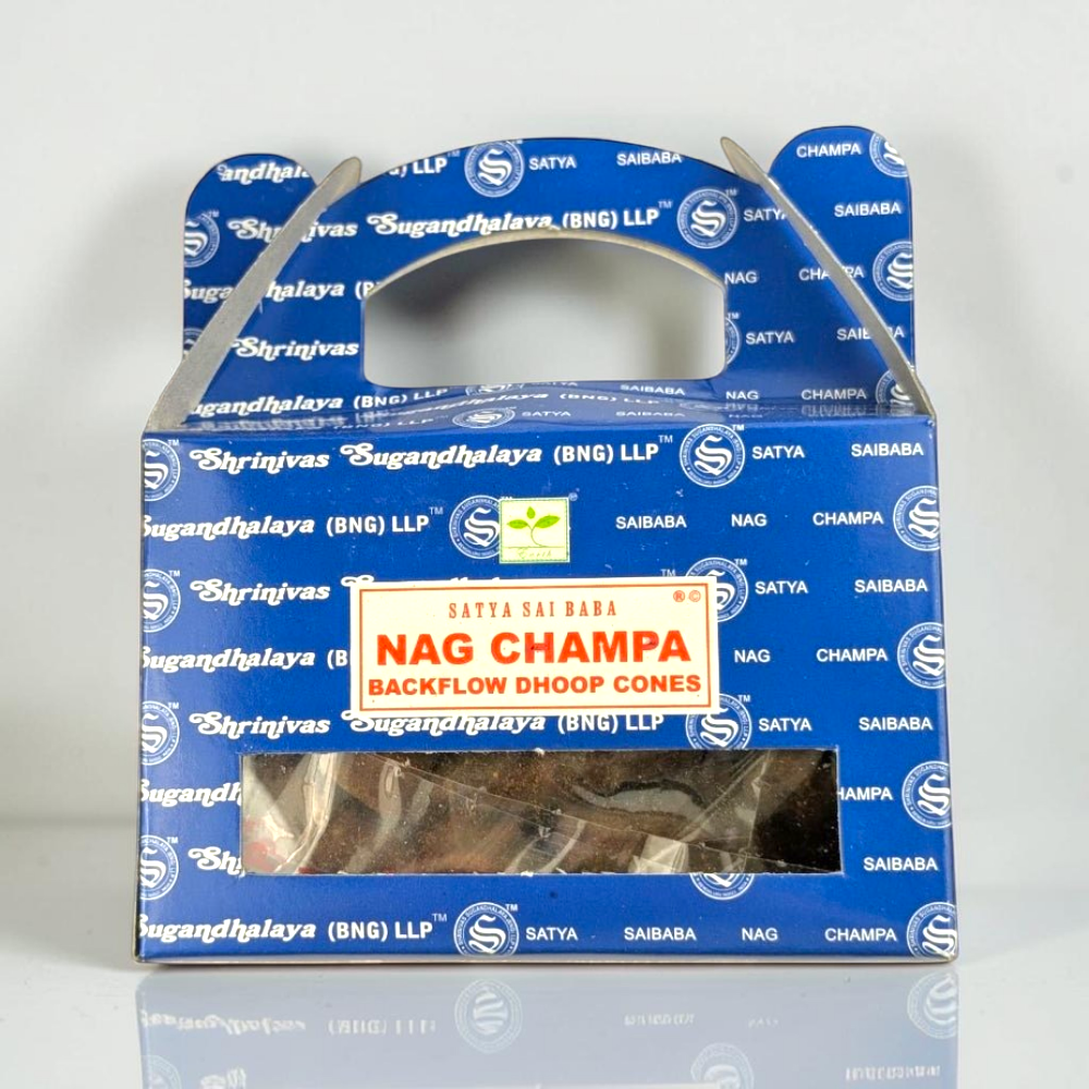 Nag Champa Backflow Dhoop Cones | Buy Incense Canada – Meditation & Aromatherapy Store