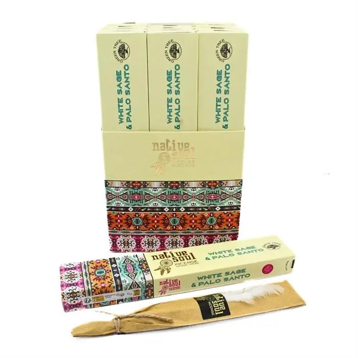 Native Soul White Sage and Palo Santo Incense Sticks