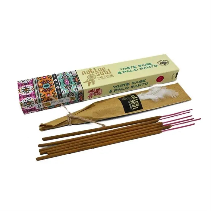 Native Soul White Sage and Palo Santo Incense Sticks