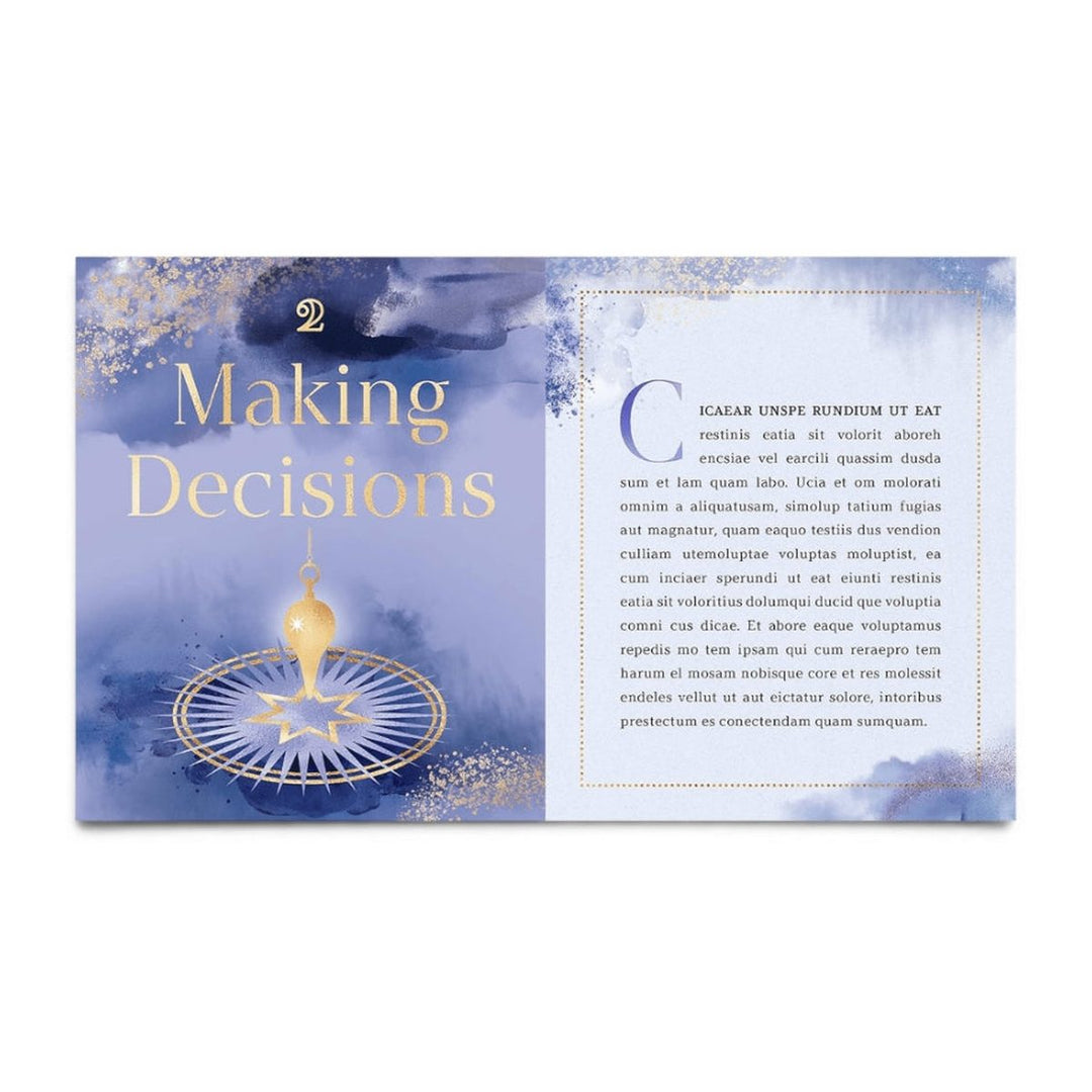 Pendulum Magic pages opening chapter 2, Making Decisions