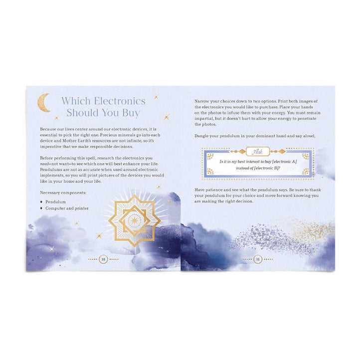 Pendulum Magic pages on choosing new electronics with a pendulum