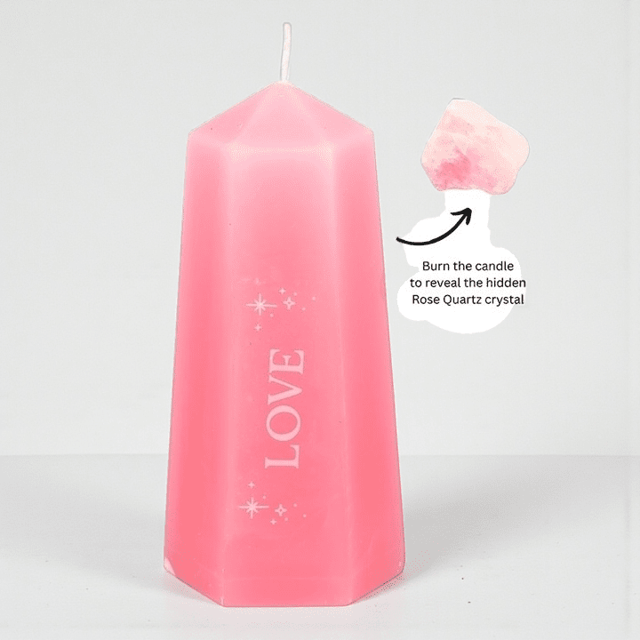 unscented crystal candle love ritual available at zen collection metaphysical store near me