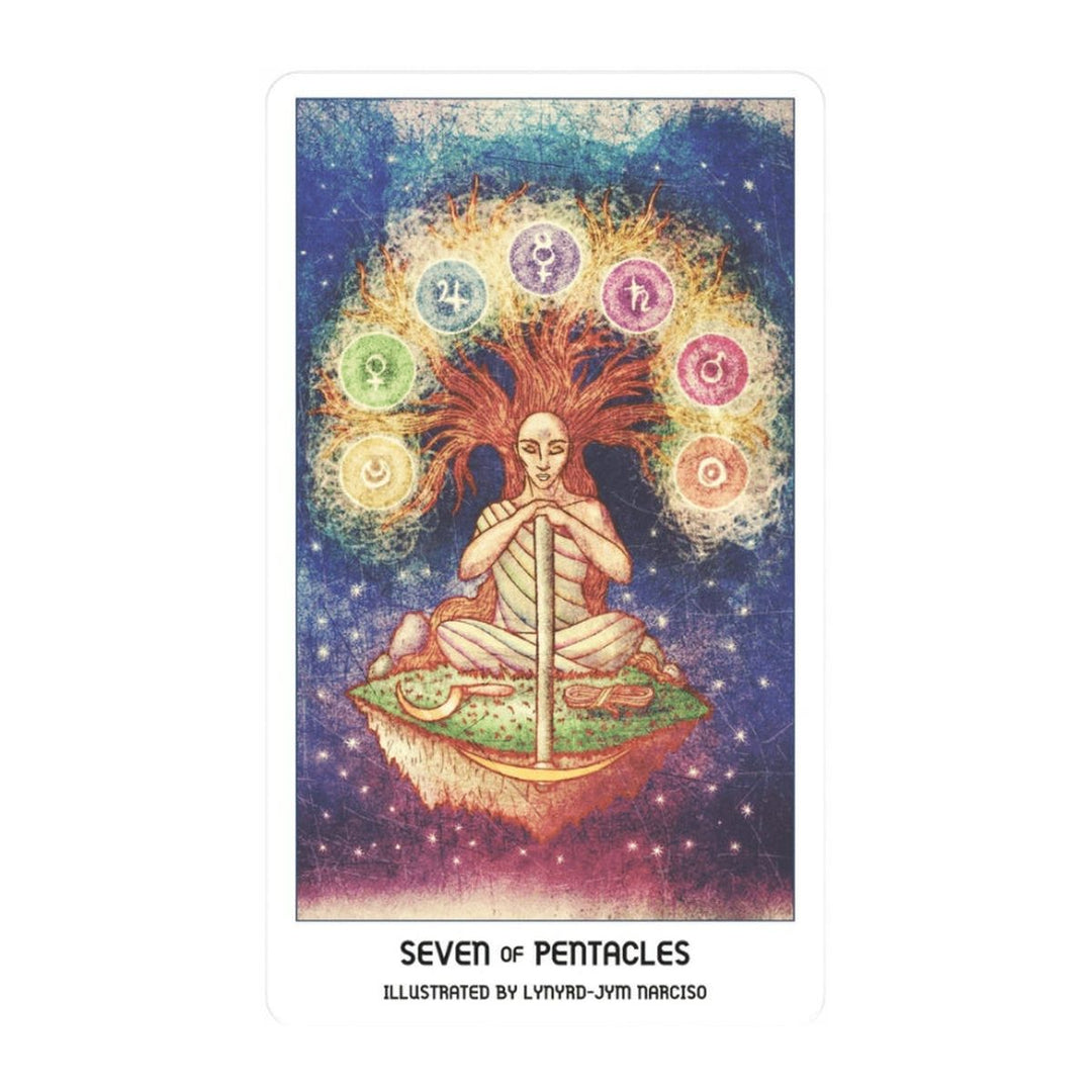 Seven of Pentacles card from the Pride Tarot