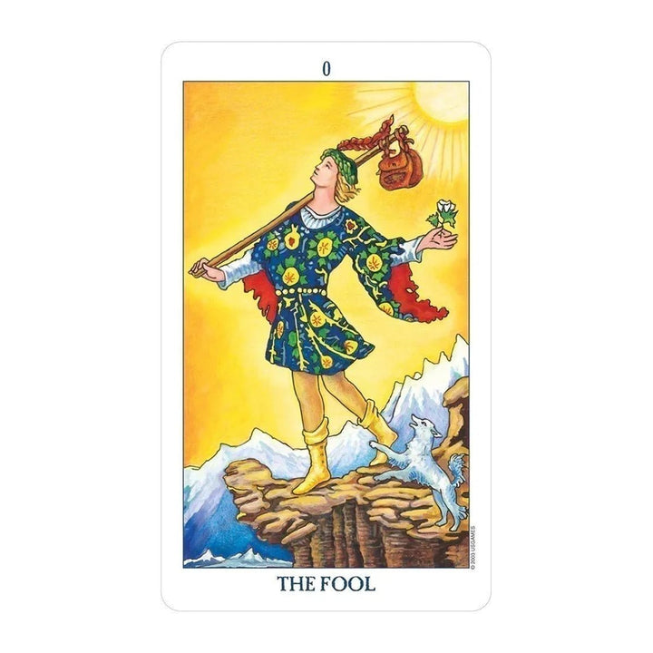 The Fool card from the Radiant Rider-Waite Tarot