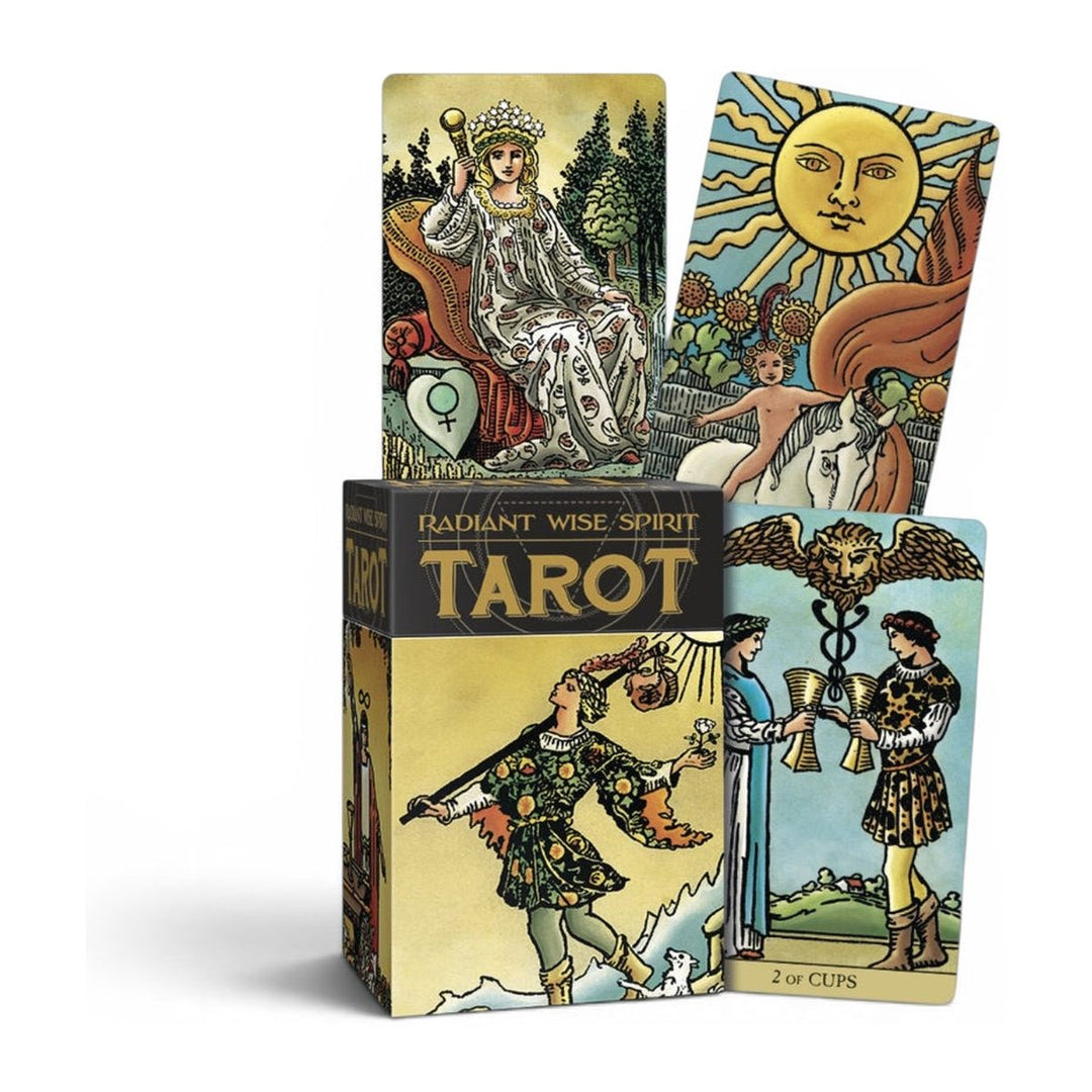 Radiant Wise Spirit Tarot box with four cards