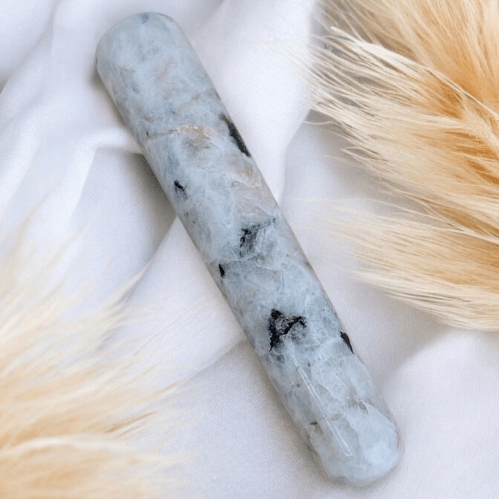 Feminine energies and full moon connection crystal wand