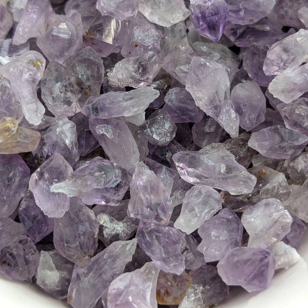 intuition enhancing raw amethyst crystals for crown chakra available at Zen Collection Metaphysical Stores in Barrie