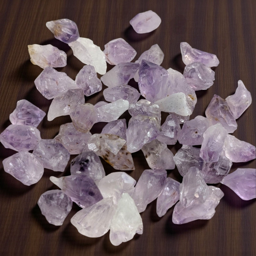 intuition enhancing raw amethyst crystals for crown chakra available at Zen Collection Metaphysical Stores in Barrie
