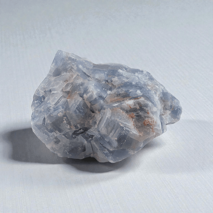 raw blue calcite crystal for releasing resentment available at zen collection spiritual store in Barrie 