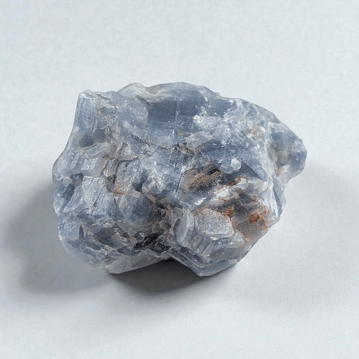 raw blue calcite crystal for releasing resentment available at zen collection spiritual store in Barrie 