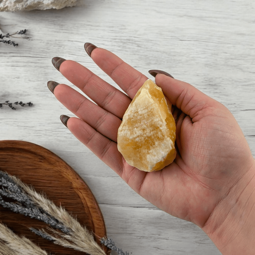 Zen Collection Raw Orange Calcite for Emotional Balance