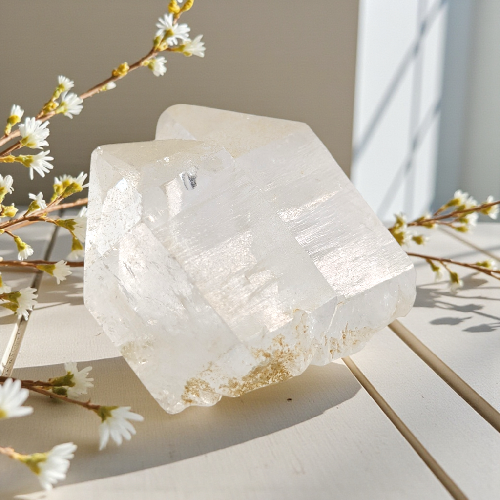 crown chakra clear quartz point for manifestation available at Zen Collection Crystal Stores Barrie