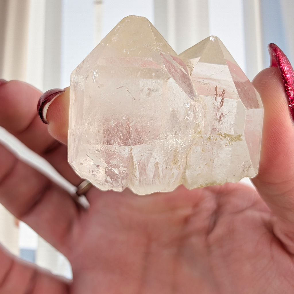 crown chakra clear quartz point for manifestation available at Zen Collection Crystal Stores Barrie