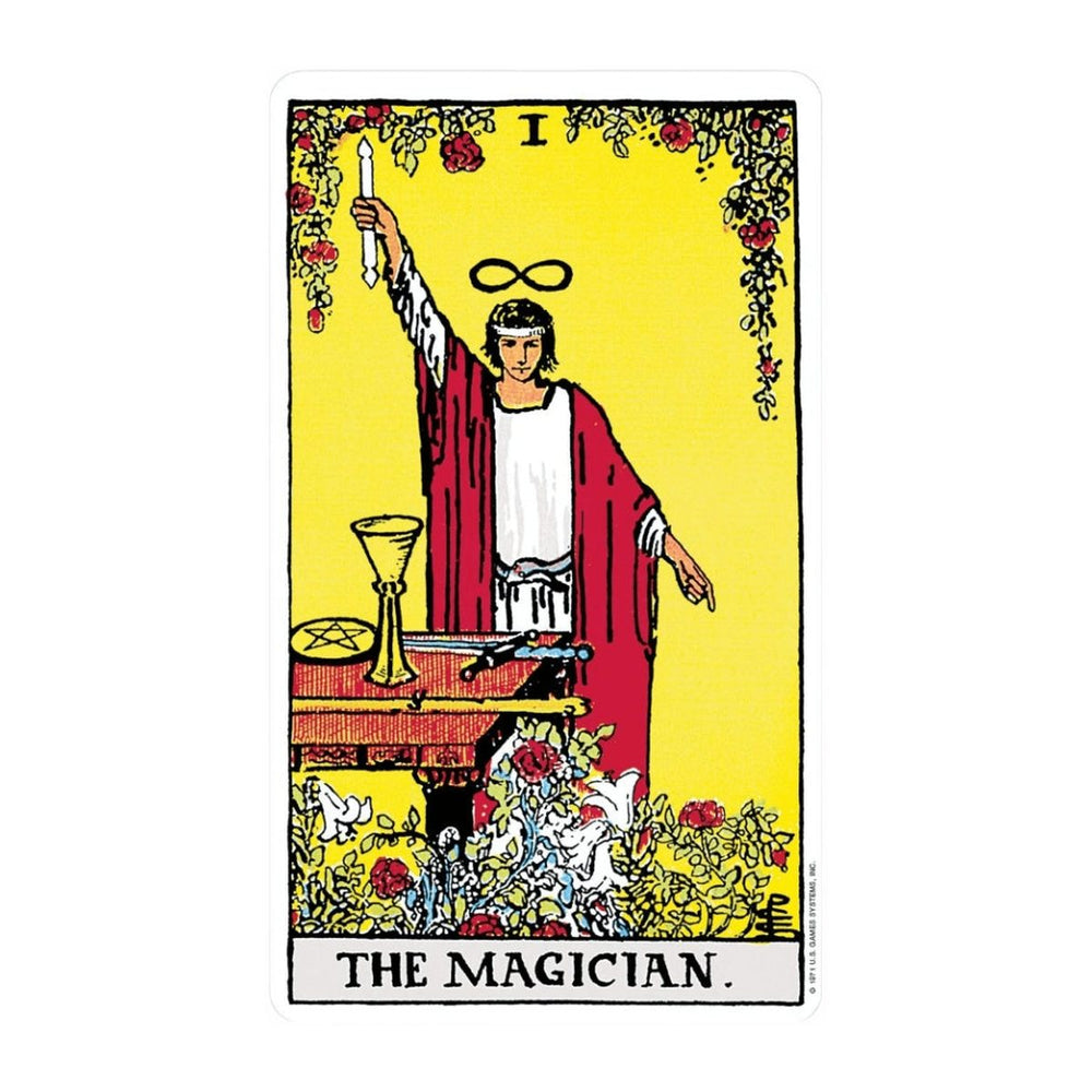 The Magician card from the Rider-Waite Tarot Deck