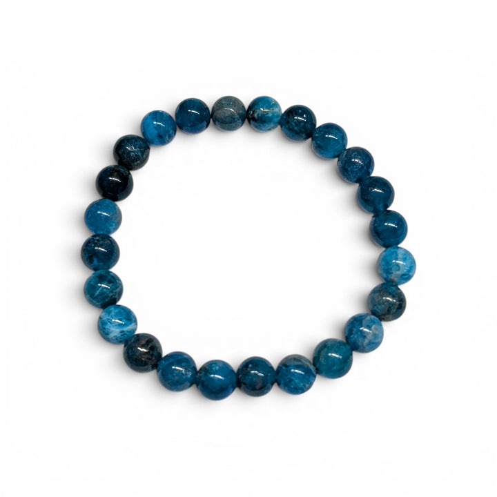 Authentic Blue Apatite Bracelet — Healing Crystal Jewellery | Zen Collection Barrie Ontario