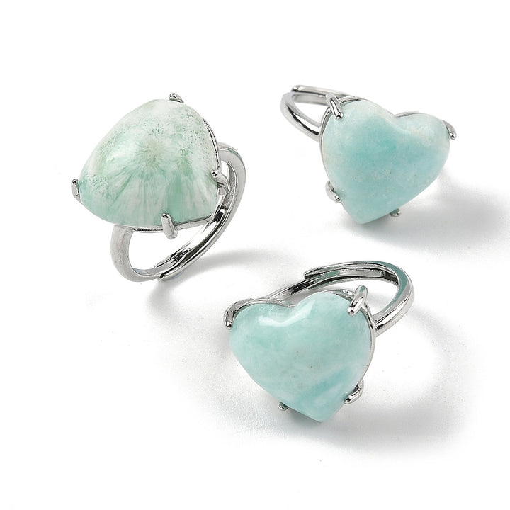Natural Hemimorphite Crystal Ring - View 9 | Zen Collection
