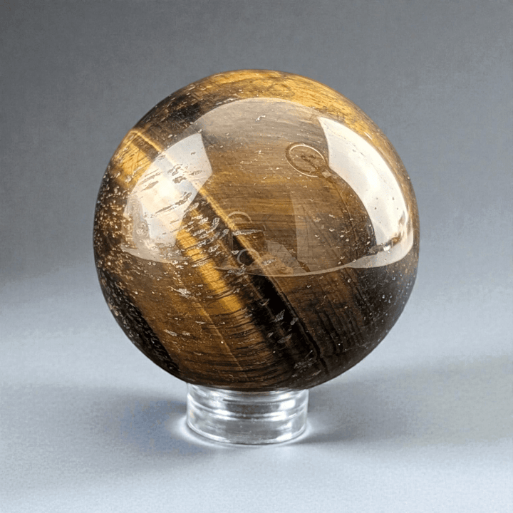 Sphère de cristal Œil-de-tigre