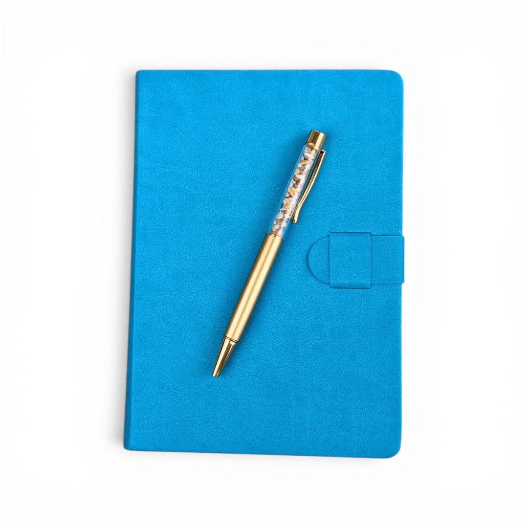 Teal Vegan Leather Journal