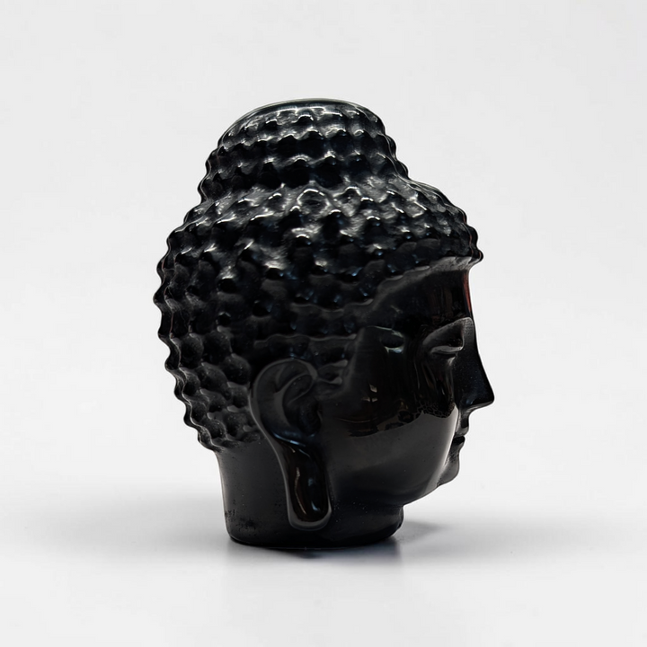 Black Obsidian Crystal Buddha - Small | Black Obsidian | Clearing Negative Energy and Bad Habits | Zen Collection Canada