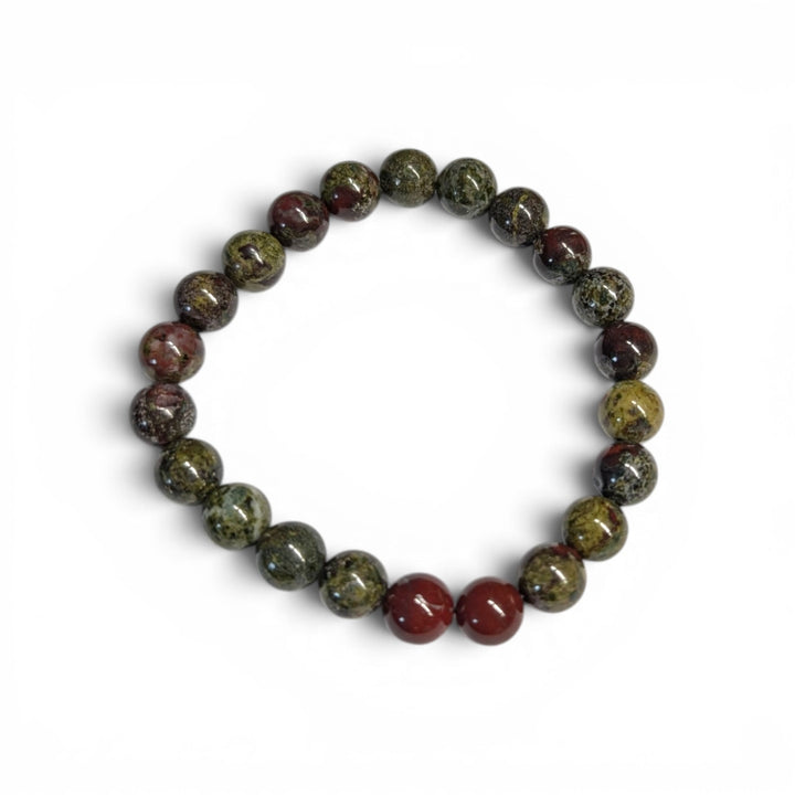 Dragon Stone Bracelet Close-Up — Natural Crystal Beads | Best Crystal Store Canada